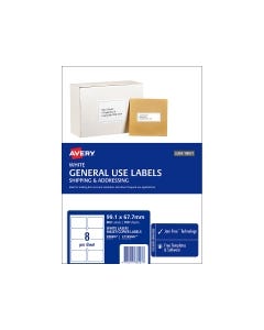 Avery A4 Labels 99.1mm x 67.7mm