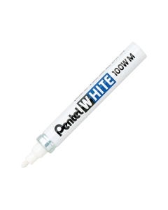 Pentel X100W-M White 3.9 Bullet Point Marker