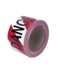 Barrier Tape - Danger Do Not Enter - Red/White - 75mm x 100m