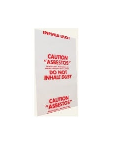 Asbestos Disposal Bags 700mm x 1100mm x 200um (50 per roll)