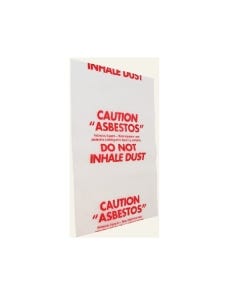 Asbestos Disposal Bags 700mm x 1100mm x 200um (50 per roll)