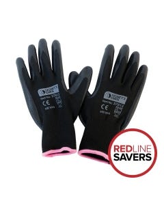 Signet’s Own Foam Nitrile Gloves -Black Size 6 (12 pairs per carton)