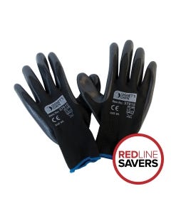 Signet's Own Foam Nitrile Gloves - Black Size 9 (12 pairs per carton)