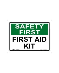 Safety First First Aid Kit 250mm x 180mm - Self Sticking Vinyl