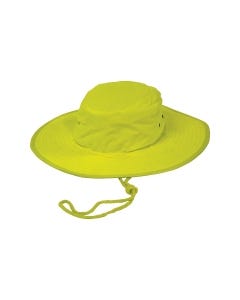 Legend Poly Cotton Worker Sun Hat - Fluoro Yellow