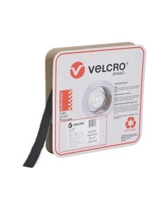 VELCRO® Brand Hook Fastener - 25mm x 25m Black