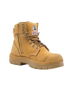 Argyle Zip TPU/Bump Cap Safety Boots – Wheat (Size 12)