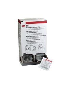 3M 504 Respirator Cleaning Wipes (100 per box)