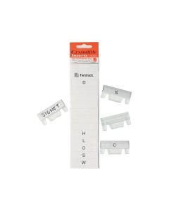 Crystalfile Tabs Clear (50 per box)