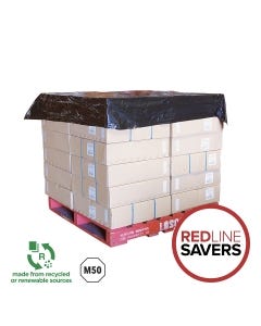Pallet Caps - 1700mm sq x 15um Black (250 caps per roll)