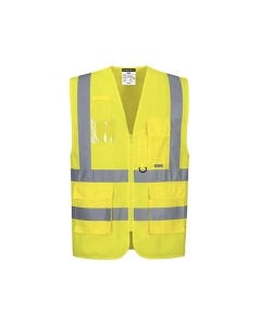 Zip Executive Safety Vest – Yellow (Size XL)