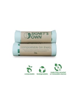 Signet's Compostable Bin Liners - 75L