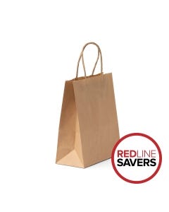 #16 Twist Handle Recycled Paper Bag - Medium (200 Per Carton)