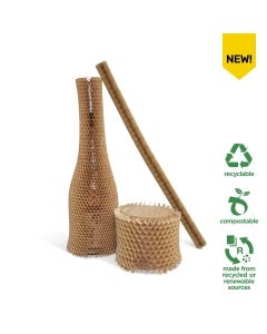 Honeycomb Paper Expanding Bottle Sleeve - 350mm (250 per carton)