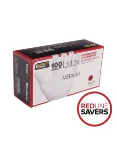 Signet's Own Latex Powder Free Exam Gloves - Medium (100 gloves per box)