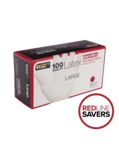 Signet's Own Latex Powder Free Exam Gloves - Large (100 gloves per box)