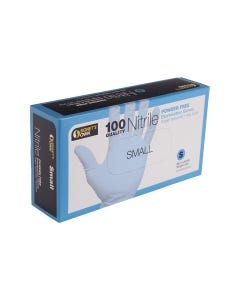 Signet's Nitrile Powder Free Exam Gloves - Small (100 gloves per box)