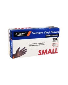 Vinyl Gloves Powdered Blue - Small (100 gloves per box)