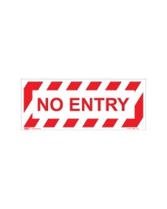 No Entry 420mm x 160mm