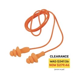 3M 1270 Ear Plugs Reusable (100 pairs per box)