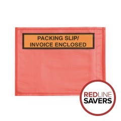 Signet's Own Printed Doculopes 142mm x 115mm - Red (1000 per box)