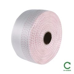Signet's Poly-Woven Strapping - 19mm x 700m 1 Red Line