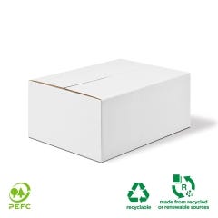 Signet White Shipping Carton 230mm x 150mm x 80mm - 100% Recyclable