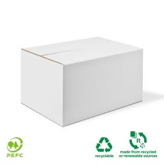 Signet White Shipping Carton 250mm x 200mm x 150mm - 100% Recyclable