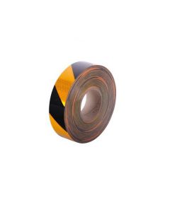 Class 1 Reflective Tape - Black and Yellow 48mm x 45.7m