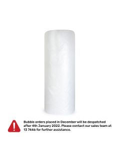 P10 Bubblewrap 1.5m  x 100m - Slit in 3 (Perforated every 500mm)