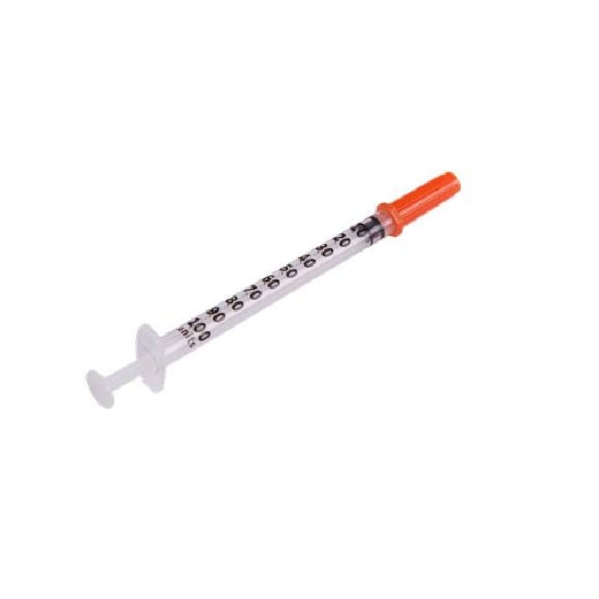 Seringue à insuline 1ml 25G x100