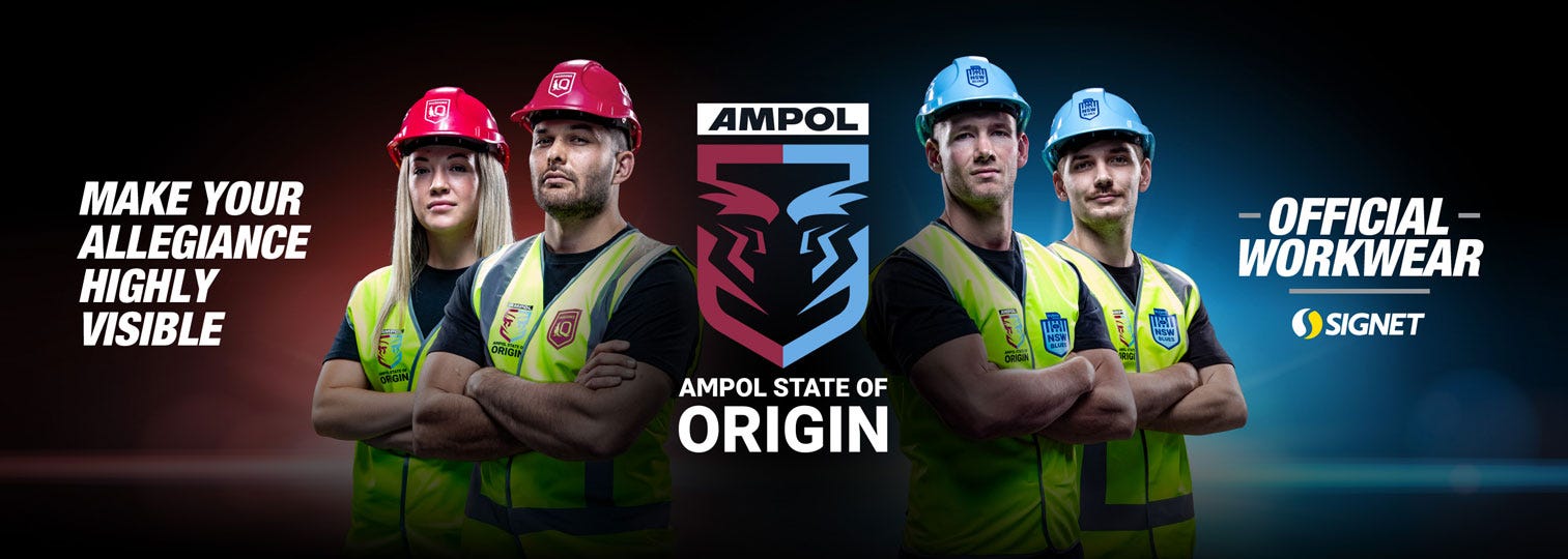 Official State of Origin Workwear