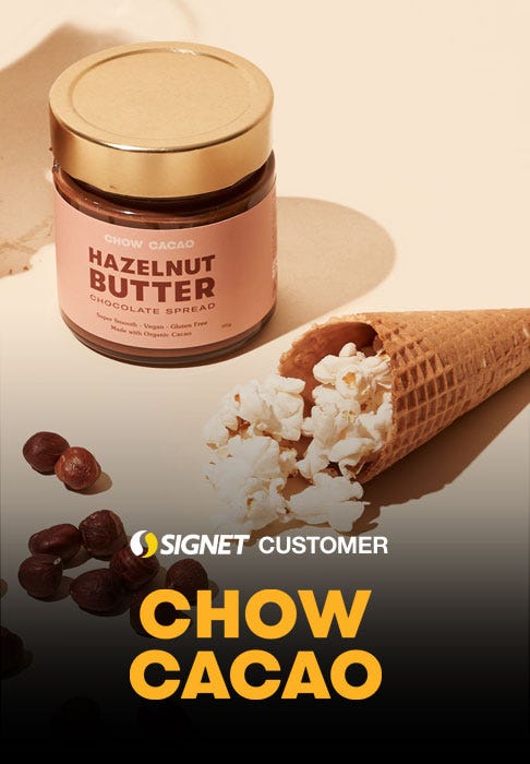 Chow cacao eliminates 95% of melted deliveries with signet’s eco-friendly cold chain solution