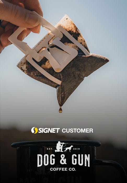 Dog & Gun Coffee improve efficiency by 10% and cut plastic waste by 50% with Signet’s Shipping Cartons