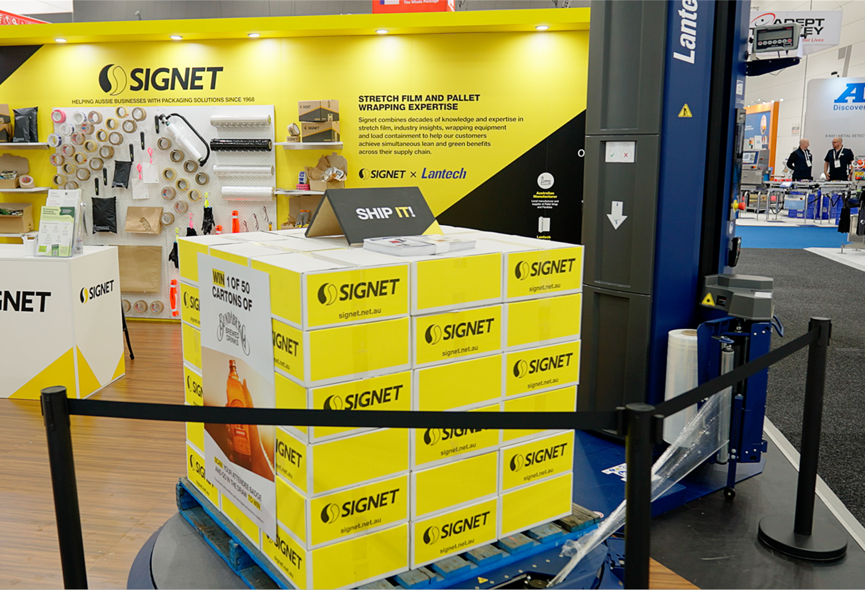 Lantech Automated Pallet Wrapper