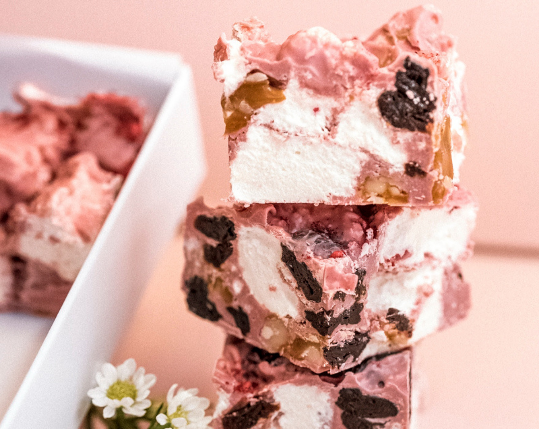 Little Cocoa Pink Rock Road Chocolate