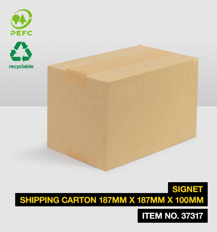 Signet Shopping Carton 187mm x 187mm x 100mm
