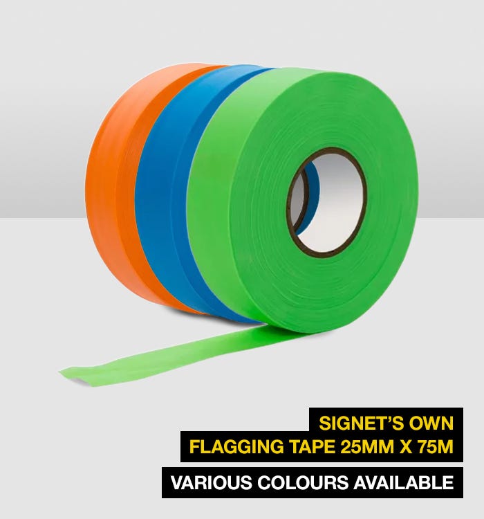 Signet's Own Flagging Tape - Various Colours