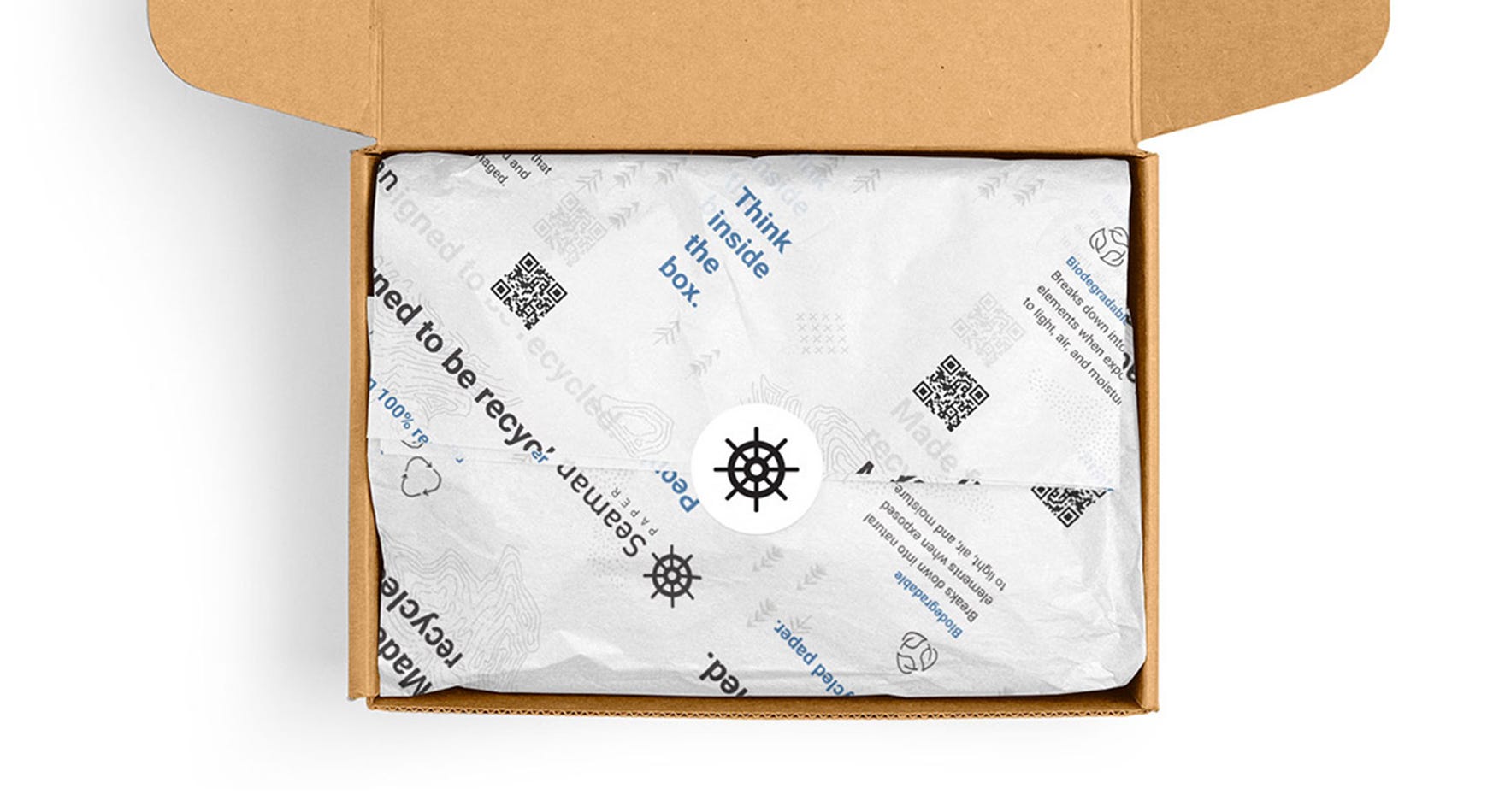 QR Code on Tissue Paper