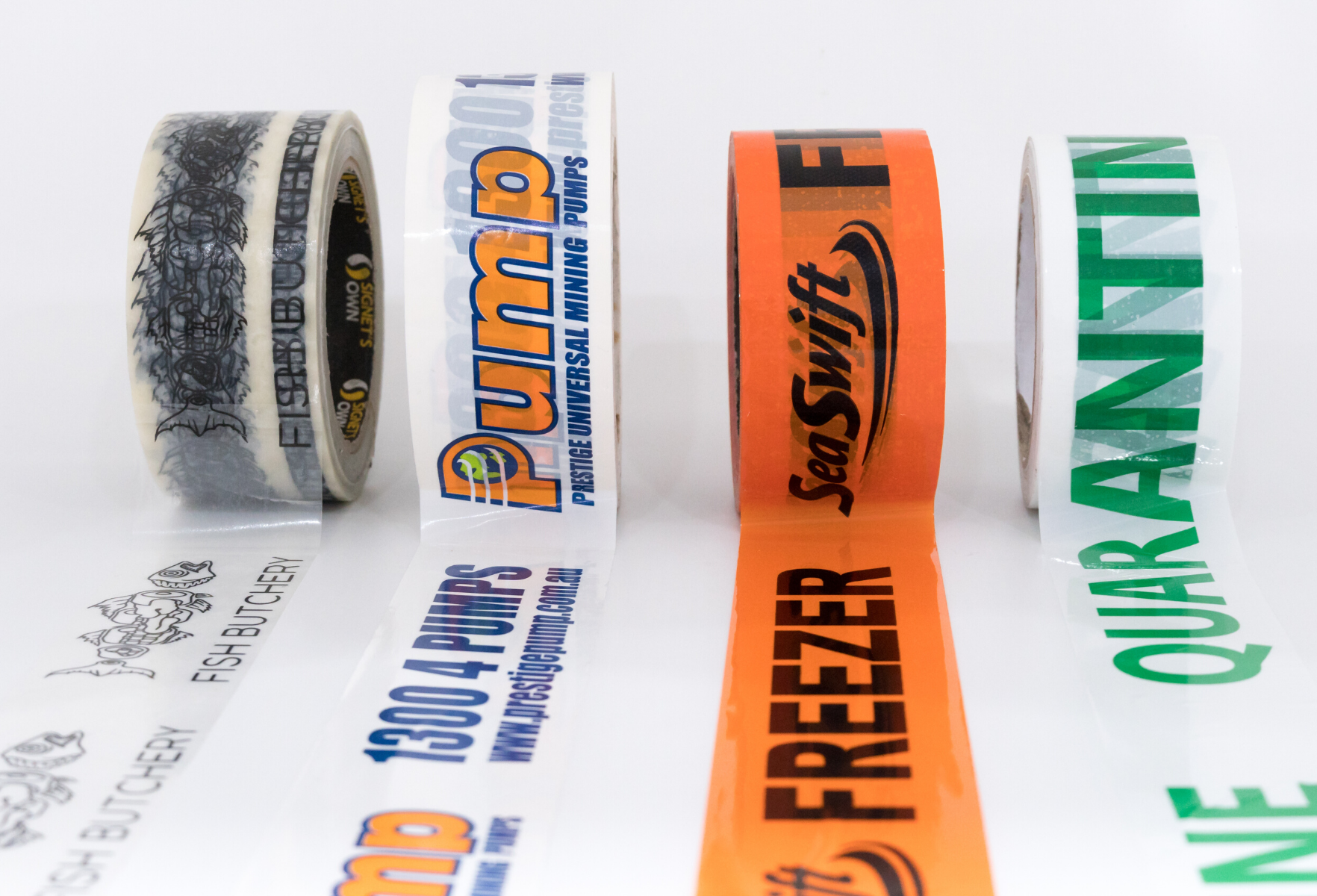 Signet's Custom Tape Lined Up