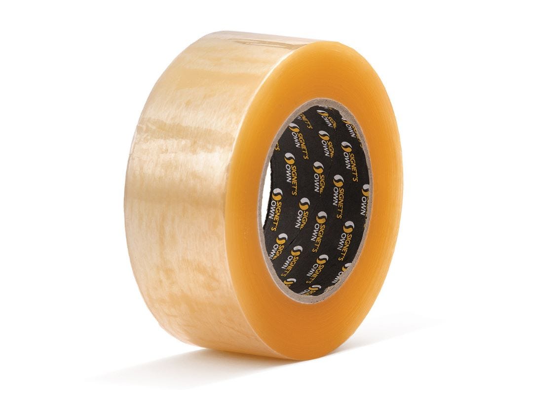 Signet's Own Rubber Adhesive Packaging Tape