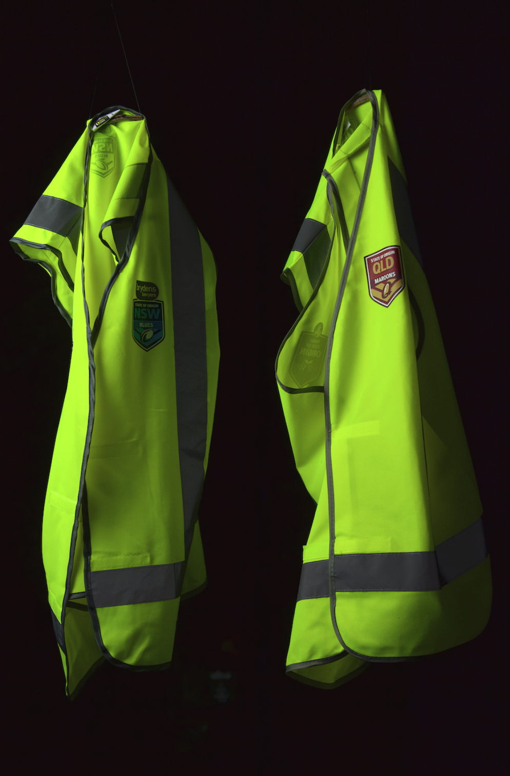 Signet's QLD and NSW State of Origin Safety Vests