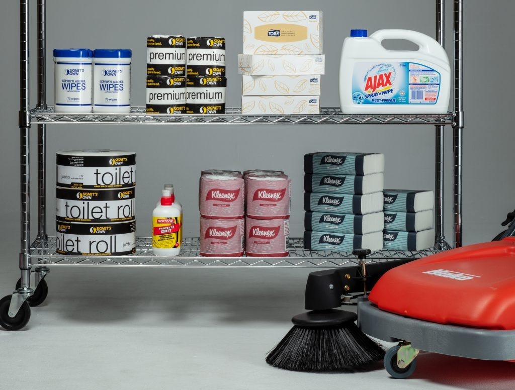 Signet's cleaning and janitorial range