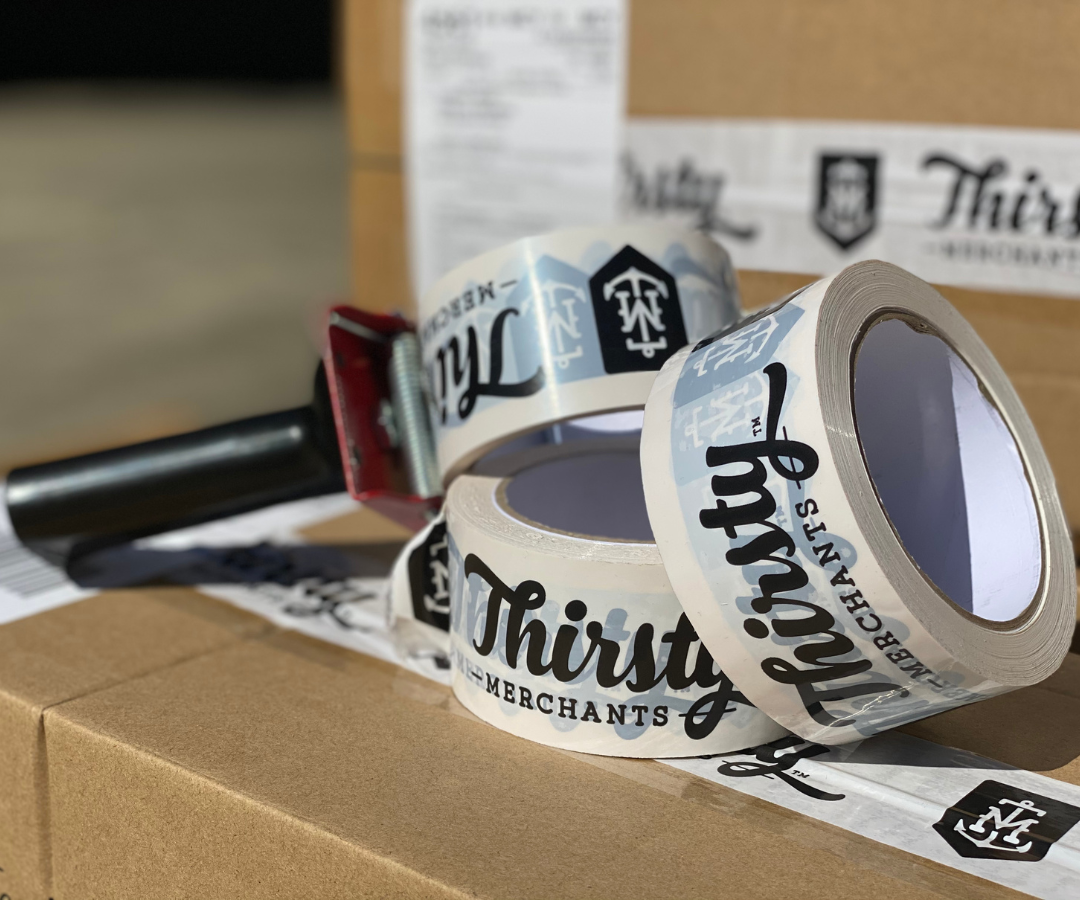 Thirsty Merchants Custom Signet Tape