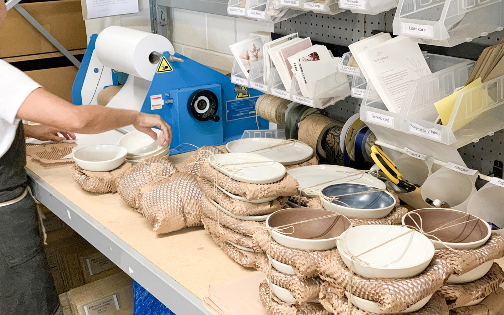 Wrapping ceramics in Geami